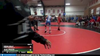 132 lbs Round 1 - Aidan Kelly, Liberty (Wentzville) vs Alex Venzor, Columbus Community/WMU