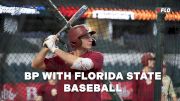 3 Minutes Of Batting Practice With Florida State Baseball