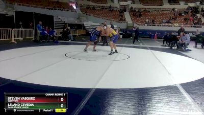 D2-285 lbs Champ. Round 1 - Leland Cevedia, Casa Grande Union vs Steven Vasquez, Westview