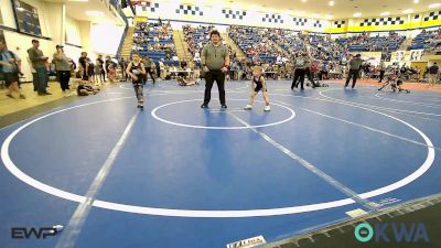 52 lbs Semifinal - Jack Allen, Ponca City Wildcat Wrestling vs Johnny Weisinger, Wyandotte Youth Wrestling