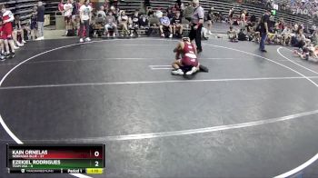 117 lbs Round 3 (6 Team) - Kain Ornelas, Nebraska Blue vs Ezekiel Rodrigues, Team USA
