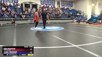 87kg 1st Place Match - Ben Provisor, Dubuque RTC vs Casey Recrosio, Northern Michigan RTC