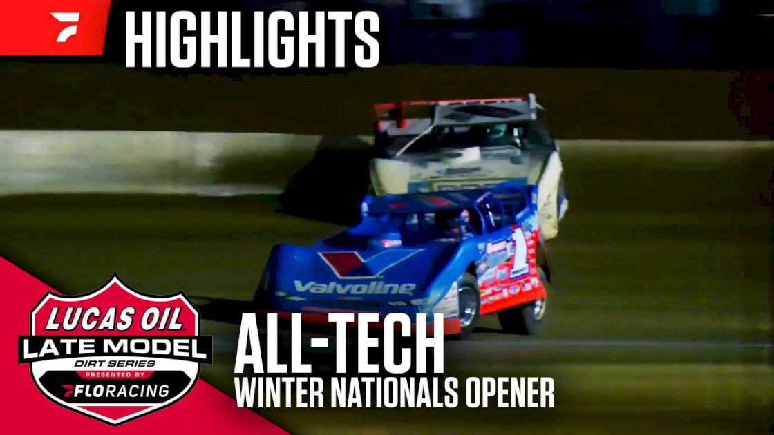 Highlights: Lucas Oil Late Models Thursday at All-Tech