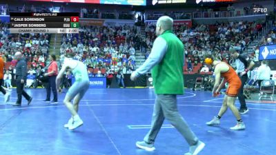 1A-126 lbs Champ. Round 1 - Jasper Sonberg, Osage vs Cale Sorenson, Pleasantville