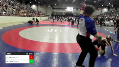 60 lbs Quarterfinal - Jace Hughes, Backyard Brawlers Wrestling Club vs Camden Wilson, Pedraza Wrestling