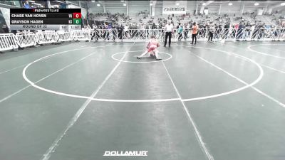 160 lbs Round Of 32 - Chase Van Hoven, VA vs Grayson Hagen, KS