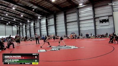 122 lbs Semis & 1st Wrestleback (8 Team) - Caitlin Rankin, Virginia Killers vs Addilyn Masters, Missouri Battle Gear Black