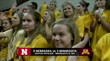 2018 Nebraska vs Minnesota | Big Ten Women's Volleyball