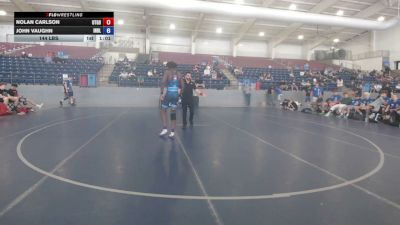 144 lbs Nolan Carlson, Utah Gold vs John Vaughn, Indiana Blue
