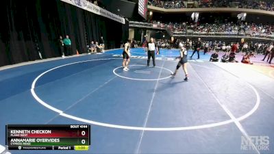 6A 132 lbs Cons. Round 1 - Kenneth Checkon, Plano West vs Annamarie Oyervides, Cypress Ridge