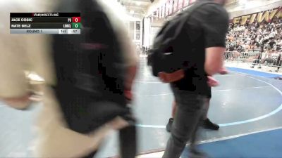 49 lbs Round 1 - Jace Cosic, Peterson Grapplers vs Nate Belz, LV Bear Wrestling Club (Spring