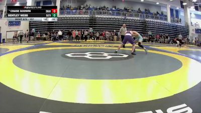 157 lbs Cons. Round 6 - Bentley Webb, Bath vs Chase Godwin, Swanton