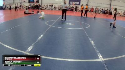 72 lbs Rd# 7- 10:45am Saturday Final Pool - Joshua Weimert, Terps Xpress vs Zachary Silverstein, PA Blue