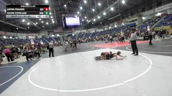 95 lbs Rr Rnd 2 - Aspen Frasier, Rapid City Stevens Raiders vs Jacob Copeland, Bennett WC