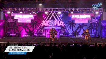 High Country Cheer - Black Diamonds [2025 L3 Senior - D2 Day 2] 2025 Aloha Grand Nationals