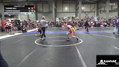 105 lbs Champ. Round 1 - Cooper Bradley, Lawrence Elite vs Tanner Bolt, Trailhands