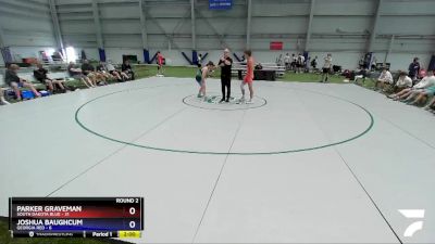 145 lbs Round 2 (8 Team) - Aiden Van Balen, South Dakota Blue vs Jacob Baughcum, Georgia RED