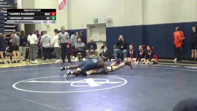 285 lbs Quarterfinal - Anthony Snodey, Cedar Rapids Jefferson vs Garret Kluesner, Western Dubuque