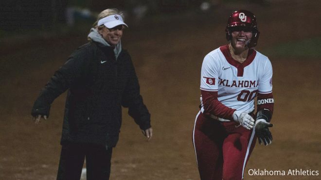 Oklahoma Softball Holds On To Outlast Cal, 7-5 At Mary Nutter Classic
