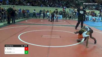 49 lbs Consolation - Ellis Ousley, Tulsa McClain Pin-King All Stars vs Marquez Smith, Coweta Tiger Wrestling
