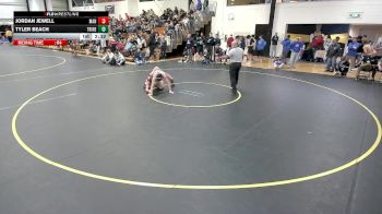 141 lbs Champ. Round 1 - Tyler Beach, Trine vs Jordan Jewell, Manchester