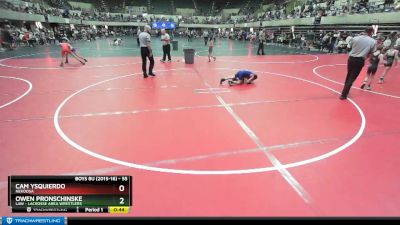 55 lbs Semifinal - Owen Pronschinske, LAW - Lacrosse Area Wrestlers vs Cam Ysquierdo, Nekoosa