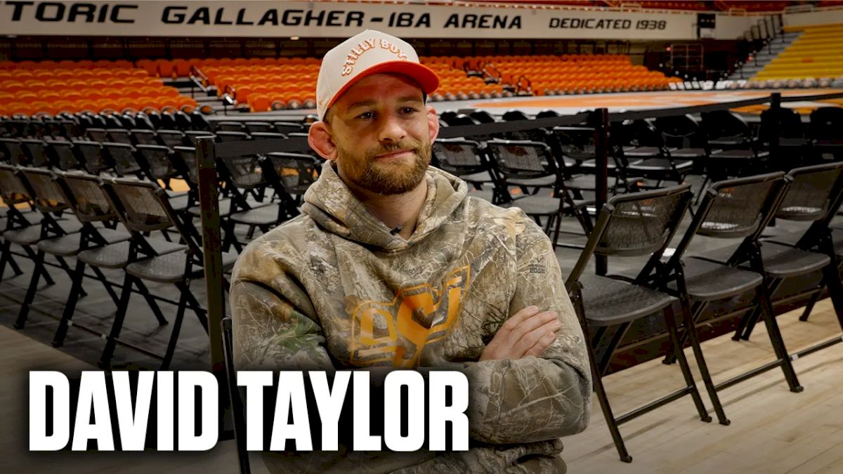 David Taylor Is Excited For Iowa Match At Ok State