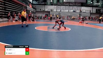 57-61 lbs Quarterfinal - Nolan Gatt, Backyard Brawlers - Midwest vs Brycen Legue, Stillman Valley Wrestling Club