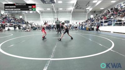 55 lbs Semifinal - Liam Martin, Duncan Demon Wrestling vs Deckland Dalton, Comanche Takedown Club