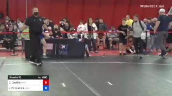 48 kg Round Of 16 - Christian Castillo, Thorobred Wrestling Club vs Jacob Fitzpatrick, LaCrosse Area Wrestlers