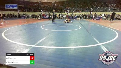 96 lbs Round Of 16 - Alexander Fee, Enid Youth Wrestling Club vs Jett Ingram, Plainview Youth Wrestling Club