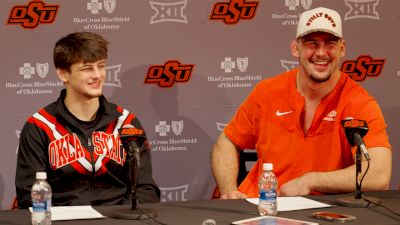 Jax Forrest and Konner Doucet Press Conference After Win Over #5 Iowa