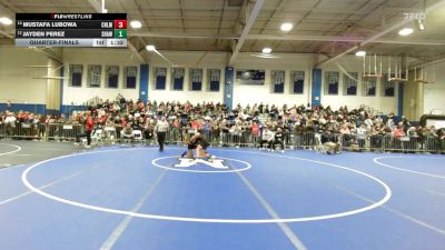 106 lbs Quarterfinal - Mustafa Lubowa, Chelmsford vs Jayden Perez, Shawsheen