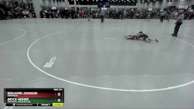 70 lbs Champ. Round 1 - Benjamin Johnson, Minnesota vs Bryce Heimer, Immortal Athletics WC