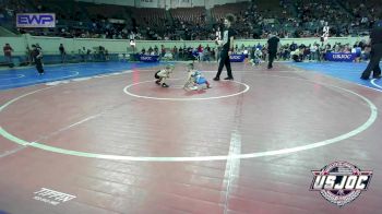 46 lbs Round Of 32 - Easton Hans, Lions Wrestling Academy vs Ray Maine, Lexington Wrestling Club