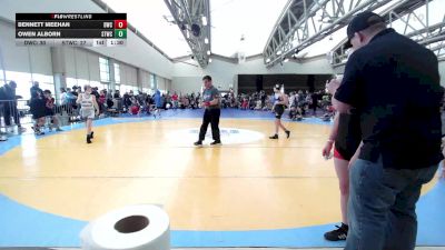 101 lbs Rr Rnd 6 - Bennett Meehan, DoughBoys ES vs Owen Alborn, Shore Thing Sharks