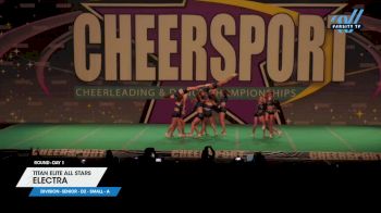 Titan Elite All Stars - Electra [2024 L3 Senior - D2 - Small - A Day 1] 2024 CHEERSPORT National All Star Cheerleading Championship