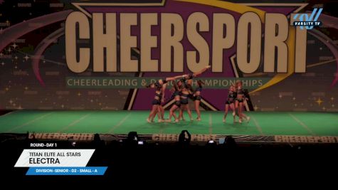 Titan Elite All Stars - Electra [2024 L3 Senior - D2 - Small - A Day 1] 2024 CHEERSPORT National All Star Cheerleading Championship