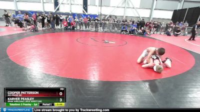 92 lbs Quarterfinal - Karver Peasley, Omak Wrecking Crew Wrestling vs Cooper Patterson, All-Phase WC