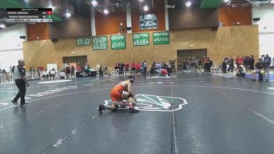 125 lbs Champ. Round 2 - Mason Barros-Santiago, Rio Hondo College vs Joshua Arevalo, Lassen College