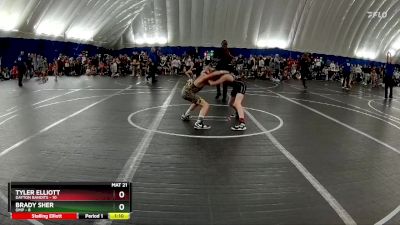 88 lbs Round 6 (8 Team) - Brady Sher, OMP vs Tyler Elliott, Dayton Bandits