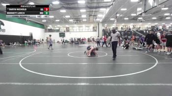 150 lbs Cons. Round 5 - Bennett Lerch, Wichita Wrestling Club vs Taryn Nichols, BullTrained