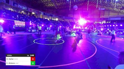 120 lbs Consi Of 16 #2 - Declan Keller, Dodge City TC vs Charles Aldana, Unattached