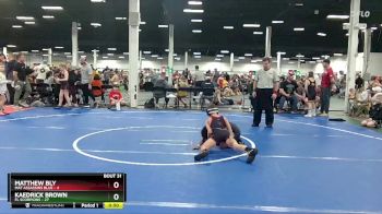 68 lbs Round 7 (10 Team) - Kaedrick Brown, FL Scorpions vs Matthew Bly, Mat Assassins Blue