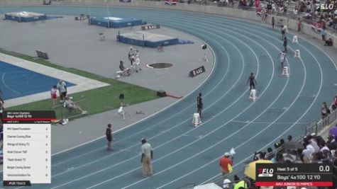 2026 AAU Junior Olympic Games - Youth Boys' 4x100m Relay, Semi-Finals 5 - Age 12