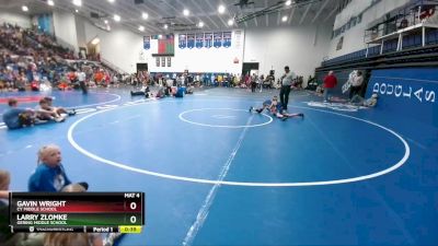 75 lbs Quarterfinal - Larry Zlomke, Gering Middle School vs Gavin Wright, CY Middle School