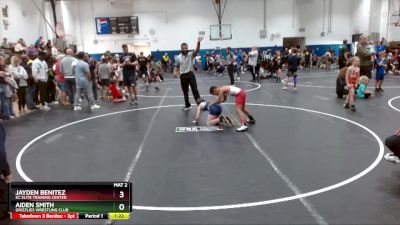 75 lbs 3rd Place Match - Aiden Smith, Grizzlies Wrestling Club vs Jayden Benitez, KC Elite Training Center