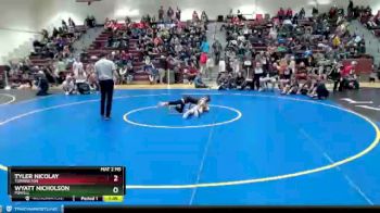 106 lbs Champ. Round 3 - Wyatt Nicholson, Powell vs Tyler Nicolay, Torrington