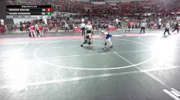 115 lbs Cons. Round 2 - Brooks Krauss, Askren Wrestling Academy vs Kasen Huismann, Whitehall Wrestling Club