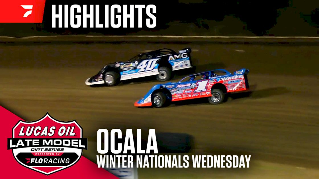 Highlights: Lucas Oil Late Models Wednesday At Ocala